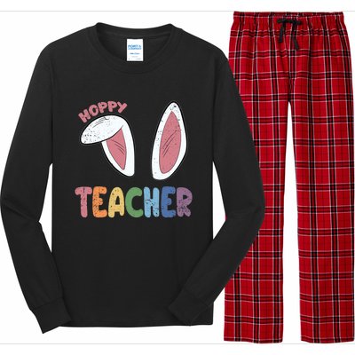 Hoppy Teacher Easter Cute Rabbit Spring Long Sleeve Pajama Set