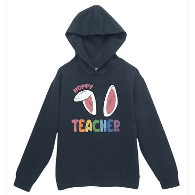 Hoppy Teacher Easter Cute Rabbit Spring Urban Pullover Hoodie