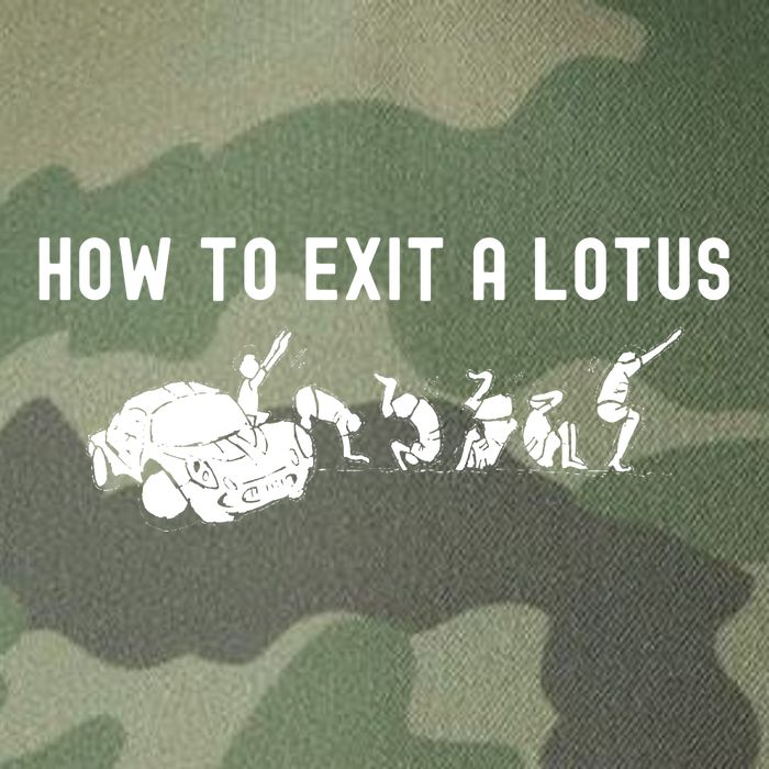 How To Exit A Lotus Racing Car Funny Joke Autocross Drag Gift Legacy Tie Dye Trucker Hat