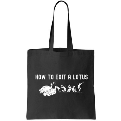 How To Exit A Lotus Racing Car Funny Joke Autocross Drag Gift Bag