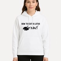 How To Exit A Lotus Racing Car Funny Joke Autocross Drag Gift Hoodie
