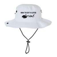 How To Exit A Lotus Racing Car Funny Joke Autocross Drag Gift Bucket Hat