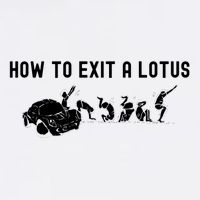 How To Exit A Lotus Racing Car Funny Joke Autocross Drag Gift Beanie