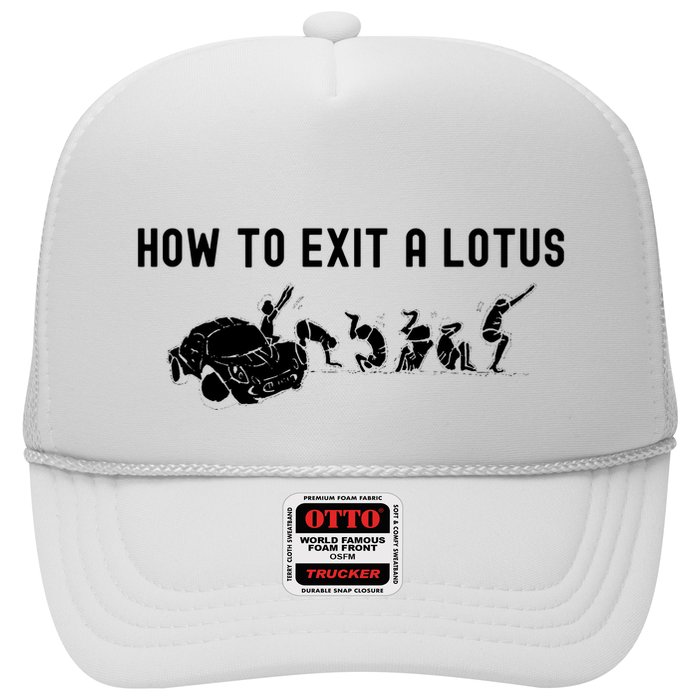 How To Exit A Lotus Racing Car Funny Joke Autocross Drag Gift Hat