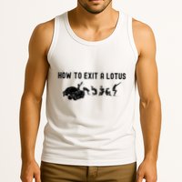 How To Exit A Lotus Racing Car Funny Joke Autocross Drag Gift Tank Top