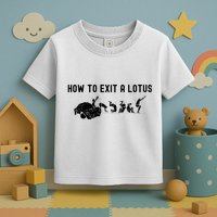 How To Exit A Lotus Racing Car Funny Joke Autocross Drag Gift Toddler T-Shirt