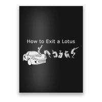 How To Exit A Lotus Funny Track Day Autocross Poster