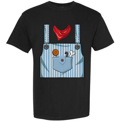Halloween Train Engineer Conductor Costume Party Garment-Dyed Heavyweight T-Shirt