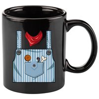 Halloween Train Engineer Conductor Costume Party 11oz C Handle Ceramic Mug