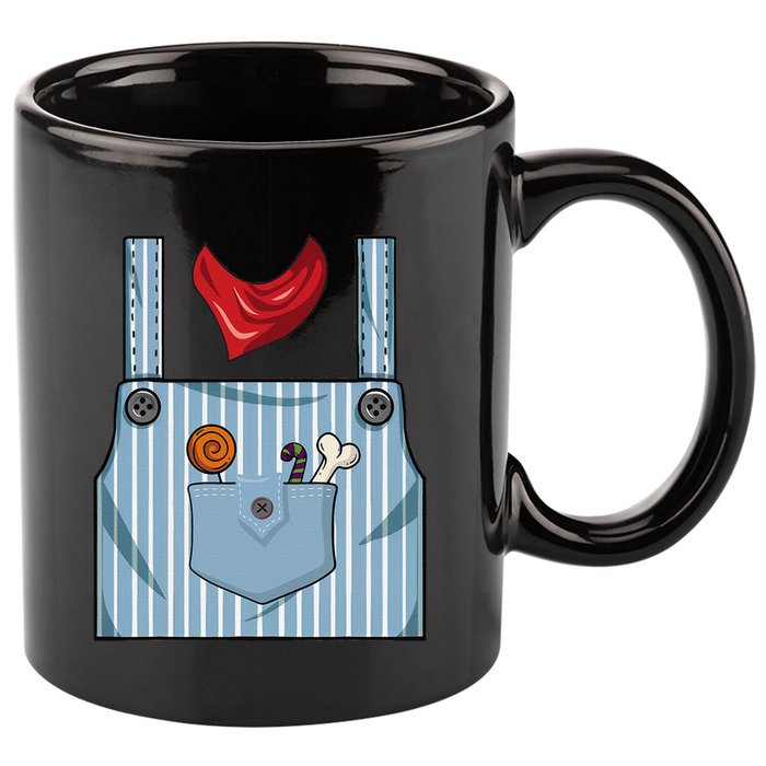 Halloween Train Engineer Conductor Costume Party 11oz C Handle Ceramic Mug