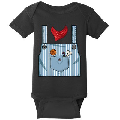 Halloween Train Engineer Conductor Costume Party Baby Bodysuit