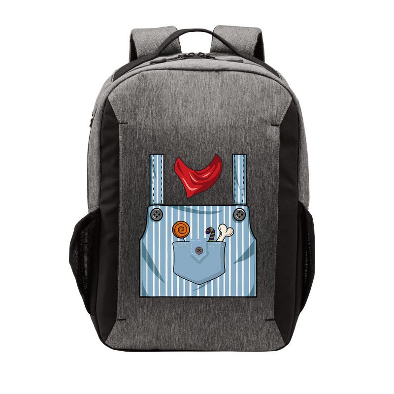 Halloween Train Engineer Conductor Costume Party Vector Backpack