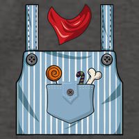 Halloween Train Engineer Conductor Costume Party Vector Backpack
