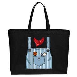 Halloween Train Engineer Conductor Costume Party Cotton Canvas Jumbo Tote