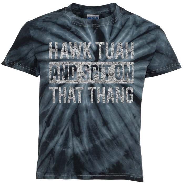 Hawk Tush Election Humor Parody Kids Tie-Dye T-Shirt