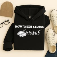 How To Exit A Lotus Racing Car Funny Joke Autocross Drag Gift Hoodie