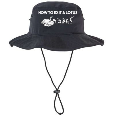 How To Exit A Lotus Racing Car Funny Joke Autocross Drag Gift Bucket Hat