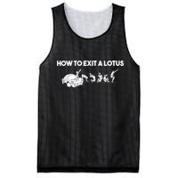 How To Exit A Lotus Racing Car Funny Joke Autocross Drag Gift Mesh Reversible Basketball Jersey Tank