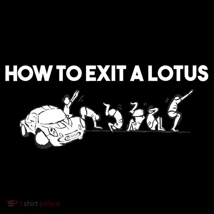 How To Exit A Lotus Racing Car Funny Joke Autocross Drag Gift Premium T-Shirt