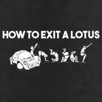 How To Exit A Lotus Racing Car Funny Joke Autocross Drag Gift Golf Towel