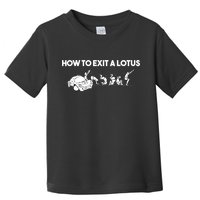 How To Exit A Lotus Racing Car Funny Joke Autocross Drag Gift Toddler T-Shirt