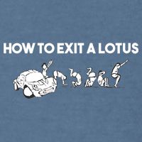 How To Exit A Lotus Racing Car Funny Joke Autocross Drag Gift Garment-Dyed Sweatshirt