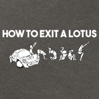 How To Exit A Lotus Racing Car Funny Joke Autocross Drag Gift Cotton Canvas Backpack