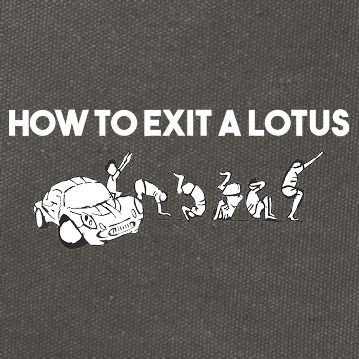 How To Exit A Lotus Racing Car Funny Joke Autocross Drag Gift Cotton Canvas Backpack