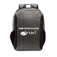 How To Exit A Lotus Racing Car Funny Joke Autocross Drag Gift Vector Backpack