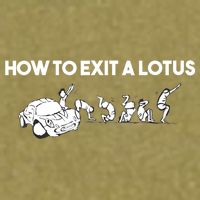 How To Exit A Lotus Racing Car Funny Joke Autocross Drag Gift Garment-Dyed Women's Muscle Tee