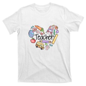 Heart Teachers Easter Day For Student School Gift T-Shirt