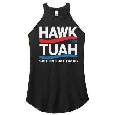 Hawk Tush Election Satire Funny Women’s Perfect Tri Rocker Tank