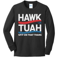 Hawk Tush Election Satire Funny Kids Long Sleeve Shirt