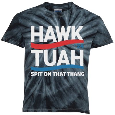 Hawk Tush Election Satire Funny Kids Tie-Dye T-Shirt