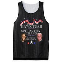 Hawk Tauh Funny Election 2024 Spit On That Thang Biden Mesh Reversible Basketball Jersey Tank