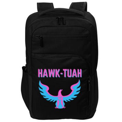 Hawk Tuah Funny Viral Meme Impact Tech Backpack