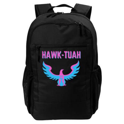 Hawk Tuah Funny Viral Meme Daily Commute Backpack