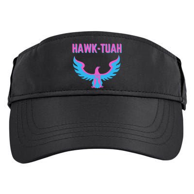 Hawk Tuah Funny Viral Meme Adult Drive Performance Visor