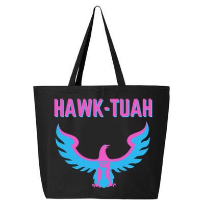 Hawk Tuah Funny Viral Meme 25L Jumbo Tote