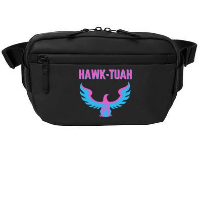 Hawk Tuah Funny Viral Meme Crossbody Pack