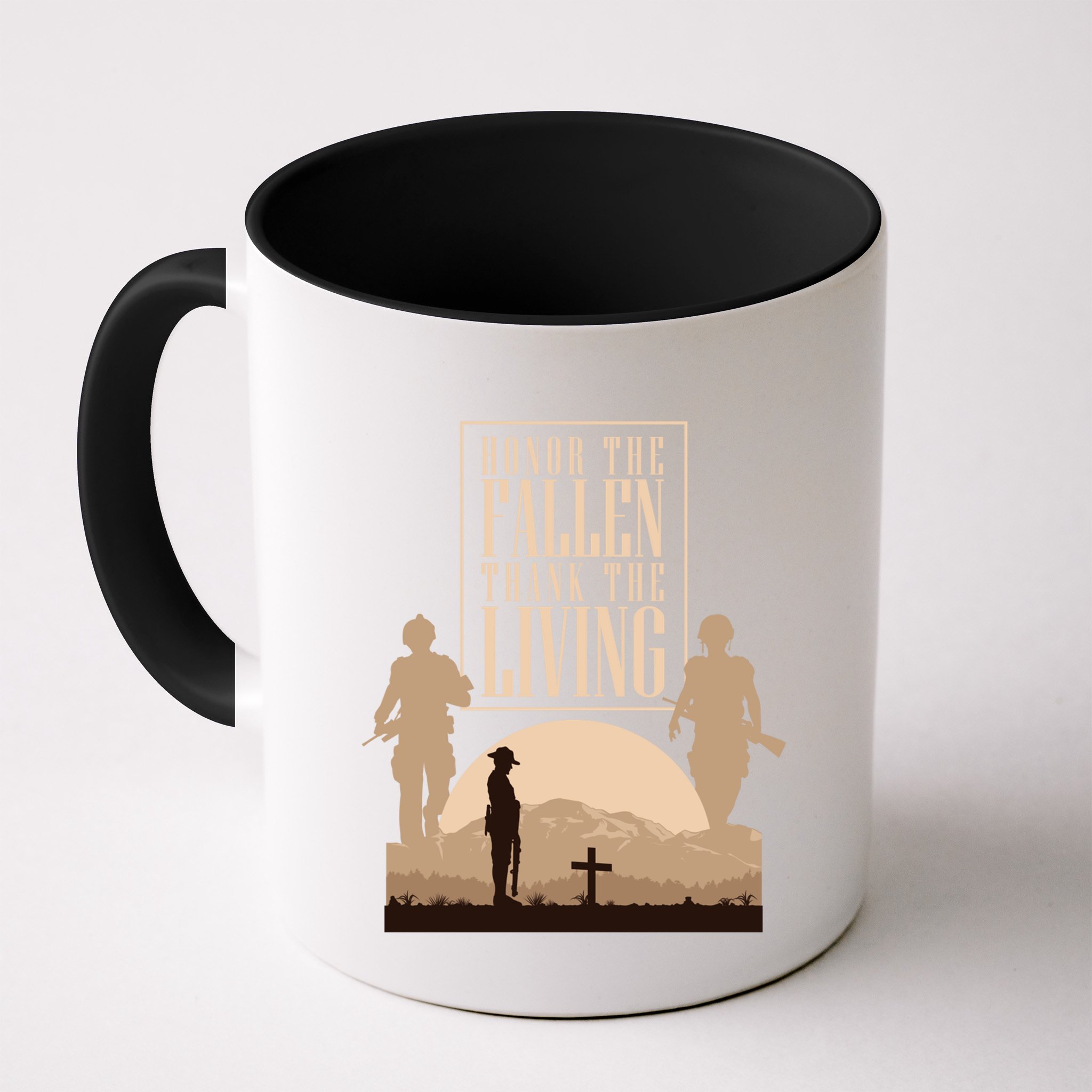Honor The Fallen Thank The Living Military Pride Gift Mug