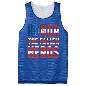 Honor The Fallen Heros Gift Usa American Flag Gift Veterans Day Gift Mesh Reversible Basketball Jersey Tank