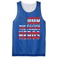 Honor The Fallen Heros Gift Usa American Flag Gift Veterans Day Gift Mesh Reversible Basketball Jersey Tank