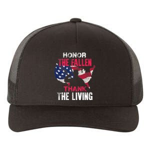 Honor The Fallen Veteran Themed Military Support US Army Yupoong Adult 5-Panel Trucker Hat