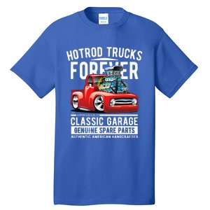 Hotrod Trucks Forever Cartoon Classic Truck Design Tall T-Shirt