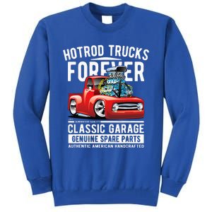 Hotrod Trucks Forever Cartoon Classic Truck Design Tall Sweatshirt