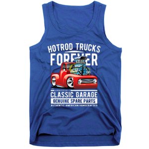 Hotrod Trucks Forever Cartoon Classic Truck Design Tank Top