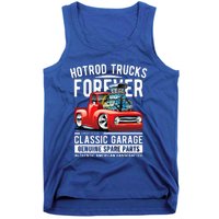 Hotrod Trucks Forever Cartoon Classic Truck Design Tank Top