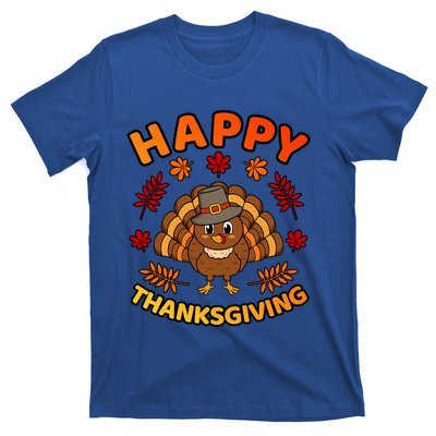 Happy Thanksgiving Funny Turkey Family Graphic Gift T-Shirt