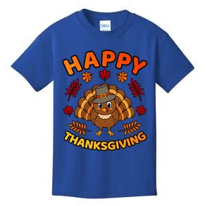 Happy Thanksgiving Funny Turkey Family Graphic Gift Kids T-Shirt